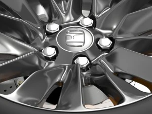 honda legend wheel 2015 3D Model