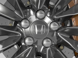 honda legend wheel 2015 3D Модель