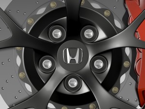 honda nsx wheel 2015 3D Model