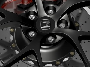 honda nsx wheel 2015 3D Model
