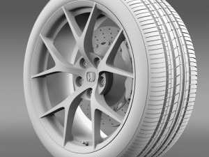 honda nsx wheel 2015 3D Model
