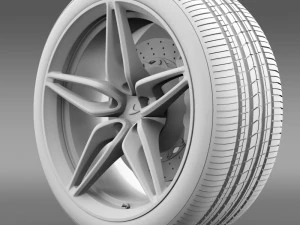 mclaren 570s coupe wheel 2015 3D Model