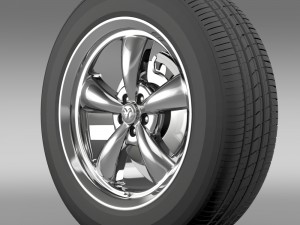 mopar dodge challenger wheel 3D Model