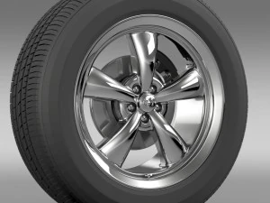 mopar dodge challenger wheel 3D Model