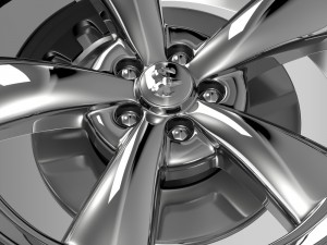 mopar dodge challenger wheel Modelo 3D