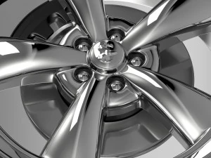 mopar dodge challenger wheel 3D Model