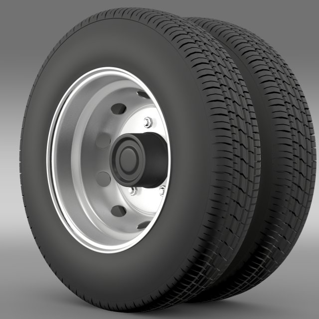 nissan cabstar wheel Model 3D .c4d .max .obj .3ds .fbx .stl .blend 