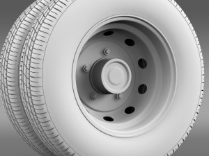 nissan cabstar wheel Model 3D