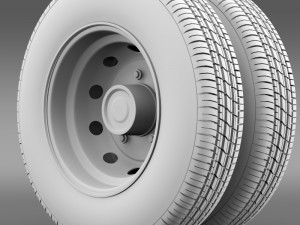 nissan cabstar wheel Model 3D