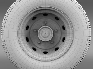 nissan cabstar wheel Model 3D