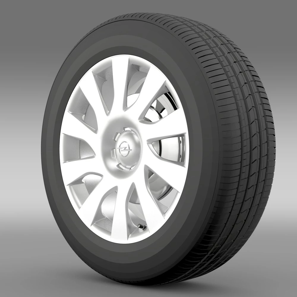 opel vivaro van wheel 2015 3D Model .c4d .max .obj .3ds .fbx .stl .blend