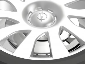 opel vivaro van wheel 2015 3D Модель