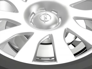opel vivaro van wheel 2015 3D Model