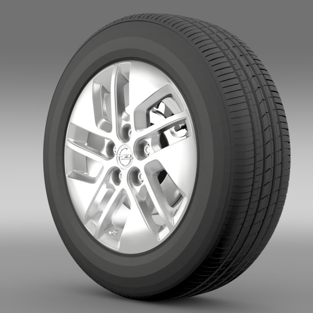 opel vivaro wheel 2015 3D मॉडल .c4d .max .obj .3ds .fbx .stl .blend