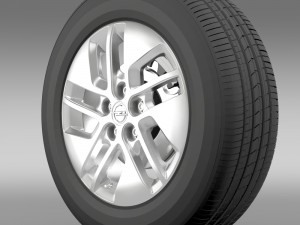 opel vivaro wheel 2015 3D Модель
