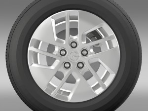 opel vivaro wheel 2015 3D मॉडल