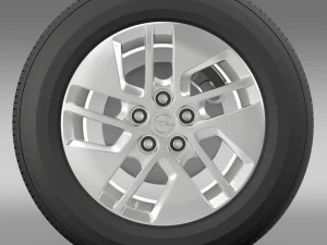 opel vivaro wheel 2015 3D Model