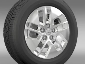 opel vivaro wheel 2015 3D Model