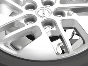opel vivaro wheel 2015 3D मॉडल