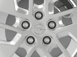 opel vivaro wheel 2015 3D मॉडल