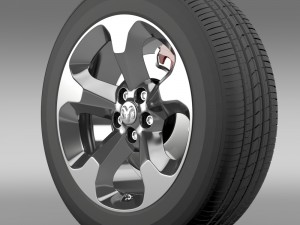 ram promaster city tradesman wheel 2015 3D Model
