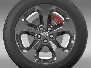 ram promaster city tradesman wheel 2015 3D मॉडल