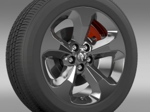 ram promaster city tradesman wheel 2015 3D मॉडल
