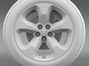 ram promaster city tradesman wheel 2015 3D मॉडल