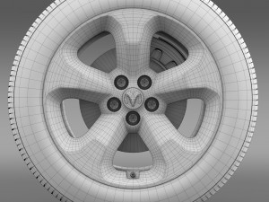 ram promaster city tradesman wheel 2015 3D मॉडल