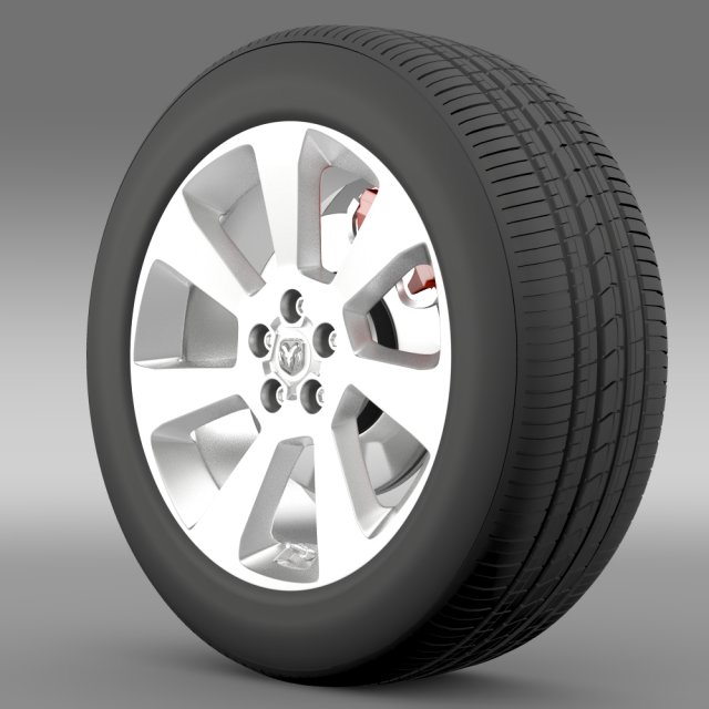 ram promaster city wheel 2015 3D Model .c4d .max .obj .3ds .fbx .stl .blend 