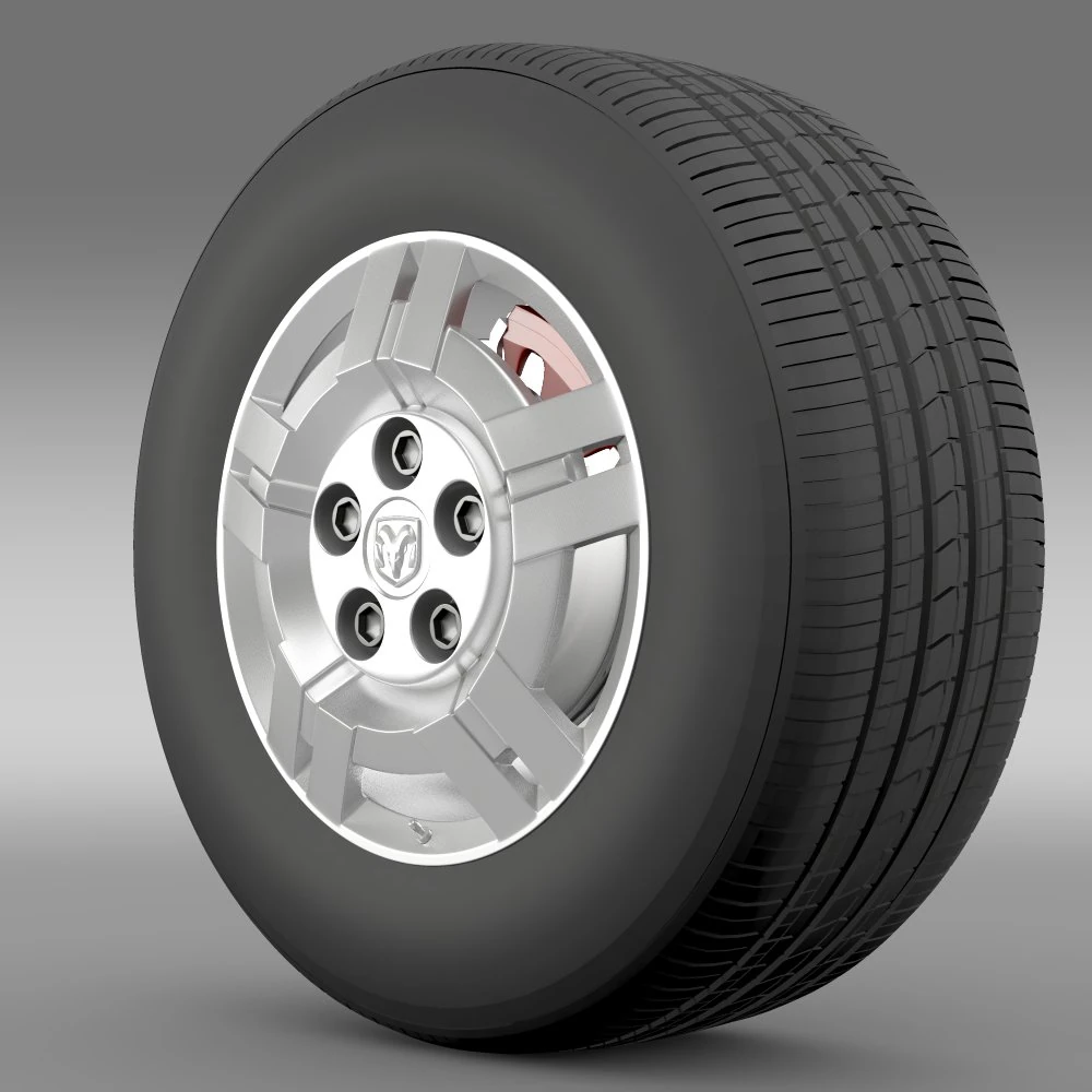 ram promaster wheel 3D Model .c4d .max .obj .3ds .fbx .stl .blend