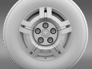 ram promaster wheel 3D Model