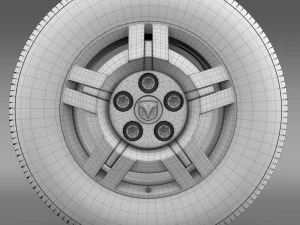 ram promaster wheel 3D Model