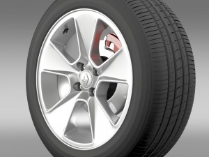 renault logan2 wheel 3D Model