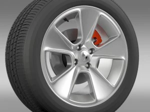 renault logan2 wheel 3D Model