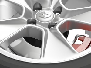 renault logan2 wheel 3D 모델