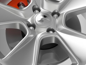 renault logan2 wheel 3D 모델