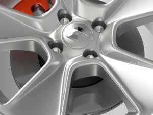 renault logan2 wheel 3D Model