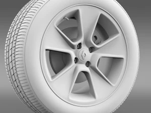 renault logan2 wheel 3D Model