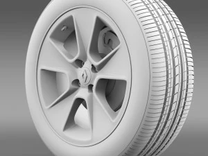 renault logan2 wheel 3D Model