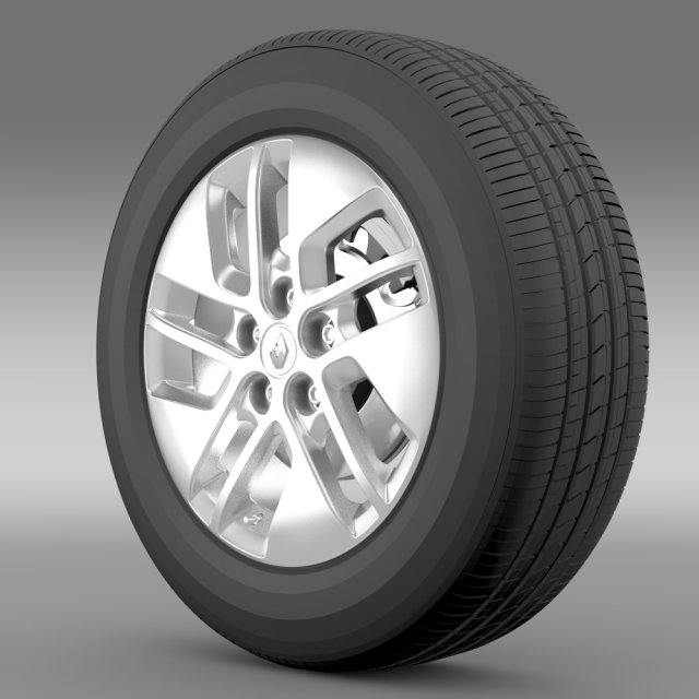 renault trafic wheel 2015 3D-Modell .c4d .max .obj .3ds .fbx .stl .blend 