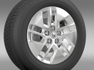 renault trafic wheel 2015 3D-Modell
