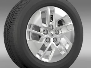 renault trafic wheel 2015 3D Model