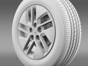 renault trafic wheel 2015 3D Model