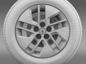 renault trafic wheel 2015 3D Model
