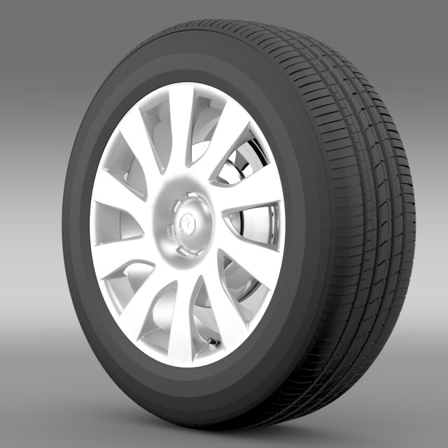 vauxhall vivaro van wheel 2015 3D Model .c4d .max .obj .3ds .fbx .stl .blend 