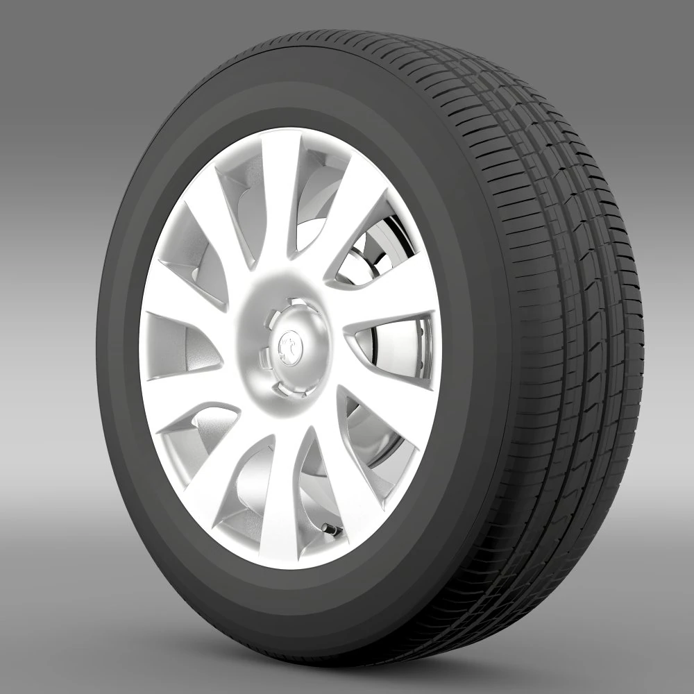 vauxhall vivaro van wheel 2015 3D Model .c4d .max .obj .3ds .fbx .stl .blend