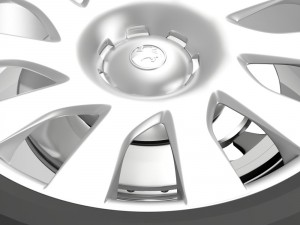 vauxhall vivaro van wheel 2015 3D Model