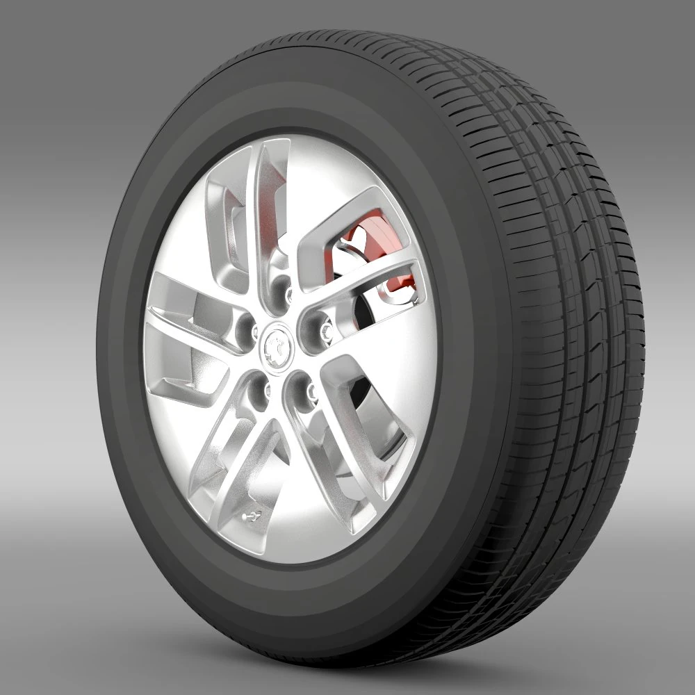 vauxhall vivaro wheel 2015 3D Model .c4d .max .obj .3ds .fbx .stl .blend 