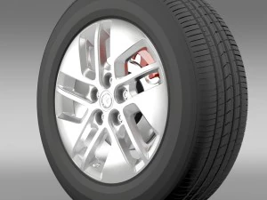 roda opel vivaro 2015 Modelo 3D